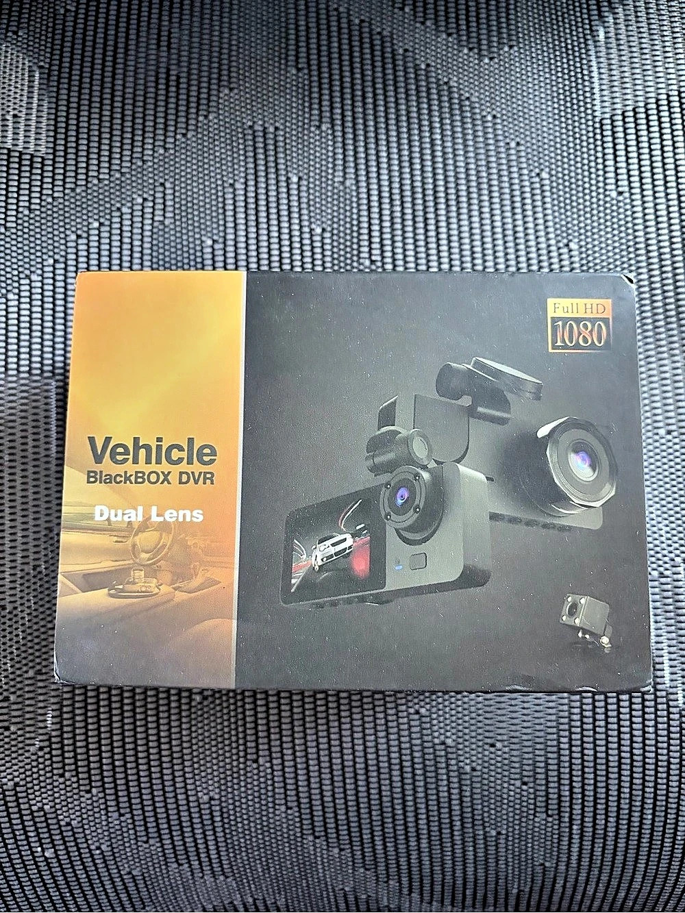 Dash Camera Dual Lens Black Box DVR Full HD 1080 Recording  Backup Cam Included3